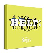 Hudobný obraz - The Beatles HELP! Yellow  WDC95850