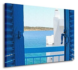 Balkón na Kréte - Obraz CS0337