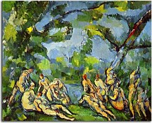 Reprodukcie Cézanne - Bathing zs10175