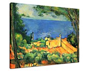 Reprodukcie Cézanne - L'Estaque with Red Roofs zs10181