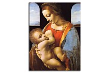 Obraz Leonardo da Vinci - Madonna Litta zs10190
