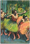 reprodukcie Obrazy Degas - Dancers in Green and Yellow  zs10197