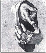 Albrecht Dürer - Study of hand Obraz zs10211