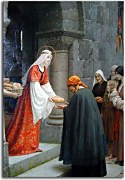 Edmund Blair Leighton obraz - The Charity of Saint Elizabeth of Hungary zs10215