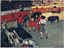Pablo Picasso - Obraz Bullfight scene zs10338