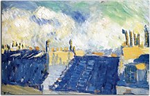 Pablo Picasso - The blue roofs Obraz zs10345
