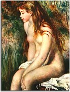 Auguste Renoir - Bathing Obraz  zs10369