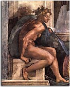 Reprodukcie Michelangelo - Young Man zs10422