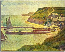 Reprodukcie Georges Seurat - Harbour at Port-en-Bessin at High Tide zs10425