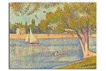 Reprodukcia Georges Seurat - The river Seine at La Grande-Jatte zs10432