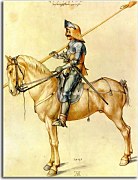 Knight On Horseback Obraz zs16545