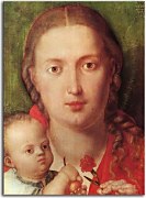 The Madonna of the Carnation Reprodukcia Albrecht Dürer zs16607