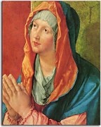 The Virgin Mary in Prayer Reprodukcia Albrecht Dürer zs16612
