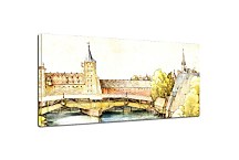The walkway street food market in Nuremberg Reprodukcia Albrecht Dürer zs16613