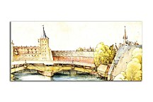 The walkway street food market in Nuremberg Reprodukcia Albrecht Dürer zs16613