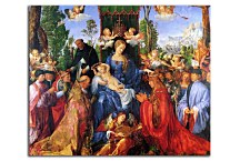 The Lady of the festival du Rosaire Reprodukcia Albrecht Dürer zs16614
