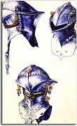 Three studies of a helmet Reprodukcia Albrecht Dürer zs16615
