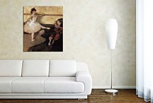 The Dance Lesson - Obraz Degas zs16646