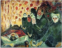Reprodukcie Edvard Munch - By the Deathbed zs16658
