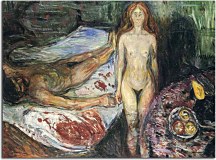 Reprodukcie Edvard Munch - Death of Marat I zs16660