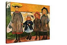 Obraz Edvard Munch - Four girls in Arsgardstrand zs16661