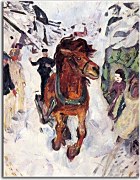 Obrazy Edvard Munch - Galloping horse zs16662