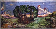 Obraz Munch Trees on the Shore zs16691