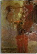 Gustav Klimt obraz - Painted composition design to medicine zs16782