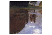 Obraz Gustav Klimt Quiet pond in the park of Appeal zs16799