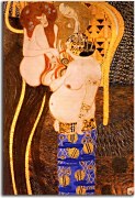Klimt Obraz The Beethoven Frieze: The Hostile Powers. Left part, detail zs16803