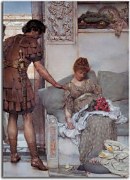 Obrazy od Lawrence Alma-Tadema - A Silent Greeting zs16950