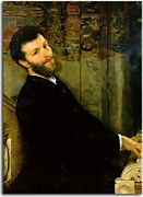 Lawrence Alma-Tadema - Portrait of the Singer George Henschel Obraz zs16977