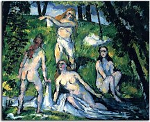 Obrazy Reprodukcie - Cézanne - Four Bathers zs17028