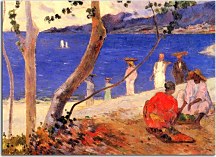 Reprodukcie Paul Gauguin - A seashore zs17042
