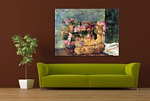 Paul Gauguin Obraz - Basket of flowers zs17056