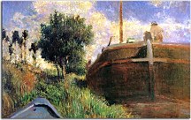 Paul Gauguin Obraz - Blue Barge zs17060