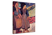 Breton Girls by the sea Paul Gauguin Obraz zs17069