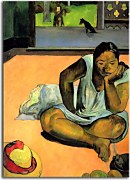 Brooding Woman Paul Gauguin Obraz zs17075