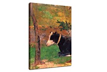 Kneeling cow Paul Gauguin Obraz  zs17123