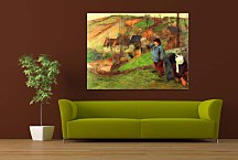 Paul Gauguin Obraz Landscape of Brittany zs17130