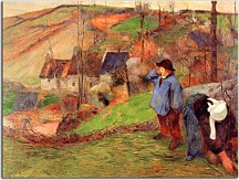 Landscape of Brittany 2 Paul Gauguin Obraz zs17131