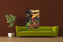 Obraz Landscape with peacocks zs17133