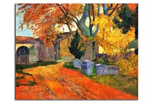 Lane at alchamps, Arles Paul Gauguin Obraz zs17135
