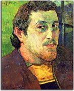 Reprodukcia Paul Gauguin Self portrait at Lezaven zs17198