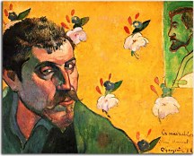 Self-Portrait Dedicated to Vincent van Gogh Obraz zs17202