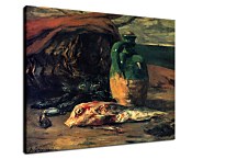 Still life with red mullet and jug Reprodukcia Paul Gauguin zs17216