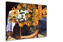Still Life with Sunflowers on an armchair Reprodukcia Paul Gauguin zs17217