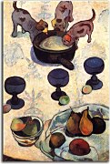 Reprodukcia Paul Gauguin Still Life with Three Puppies zs17218