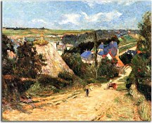 Street in Osny Reprodukcia Paul Gauguin zs17221