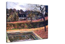 The square pond Obraz Paul Gauguin zs17250